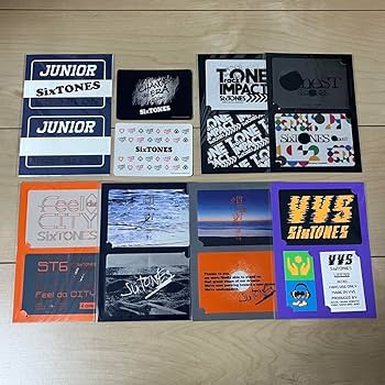 Amazon.co.jp: SixTONES ツアー グッズ ステッカー セット : おもちゃ